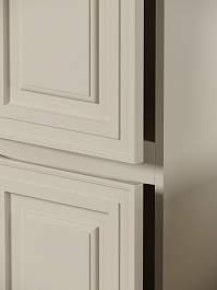 Sancos Шкаф пенал Very 35 L подвесной бежевый матовый (beige soft) – фотография-6